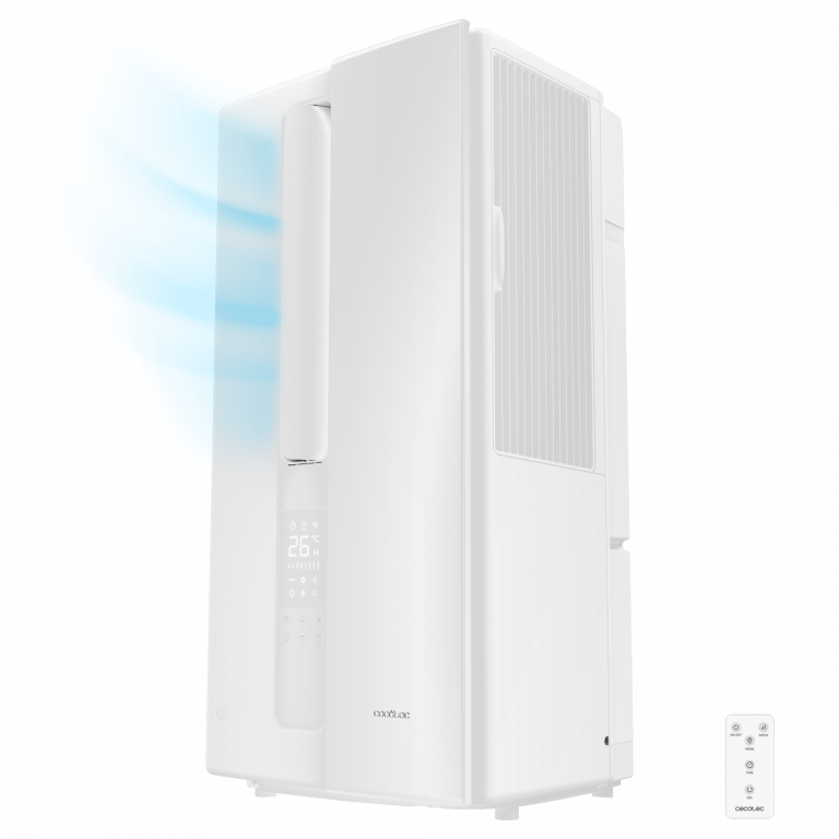 WIndowclima 9000 Inverter Aire acondicionado de ventana de 9000 BTU, Inverter, con mando a distancia, control táctil y pantalla LED.