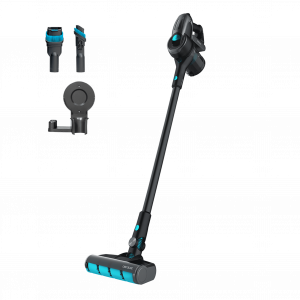 Conga Rockstar 1300 X-Treme Aspirador Escoba sin Cables. Motor Digital, 3 en 1: Vertical, Escoba y de Mano, 430 W y 24 kpa, Modo Automático, Cepillo Jaliscazo, Autonomía 65 min