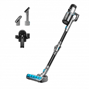 Conga Rockstar Premium Aspirador vertical digital 3 en 1 con potencia 480 W. 150 aW. 30 kPa. 100 minutos de autonomía. Cepillo Jalisco. Cepillo multifunción. Depósito de 700 ml. Tubo Flexible.