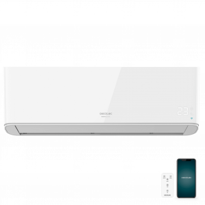 Energy Silence 12000 Air Clima Connected Aire acondicionado split. 12000 BTU, bomba de calor, pantalla LED, mando a distancia, 5 modos, temporizador 24h, 62db, clasificación energética A++