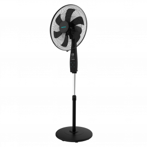 EnergySilence 620 MaxFlow Smart. Ventilador de Pie con Mando a Distancia y Temporizador, 70 W, 18 Pulgadas (45 cm), 6 Aspas, Motor Cobre, 3 Velocidades, Oscilación 75º, Pantalla LED