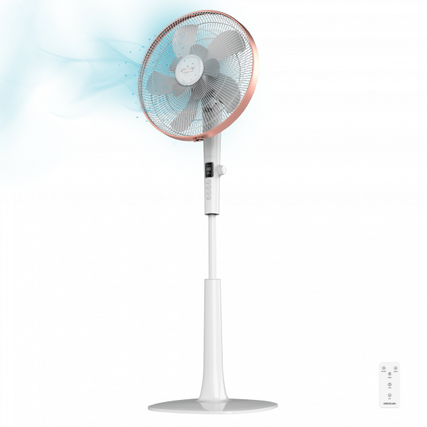 EnergySilence 1029 SmartExtreme. Ventilador de Pie con Mando a Distancia y Temporizador, 28 y 10 Aspas 40cm