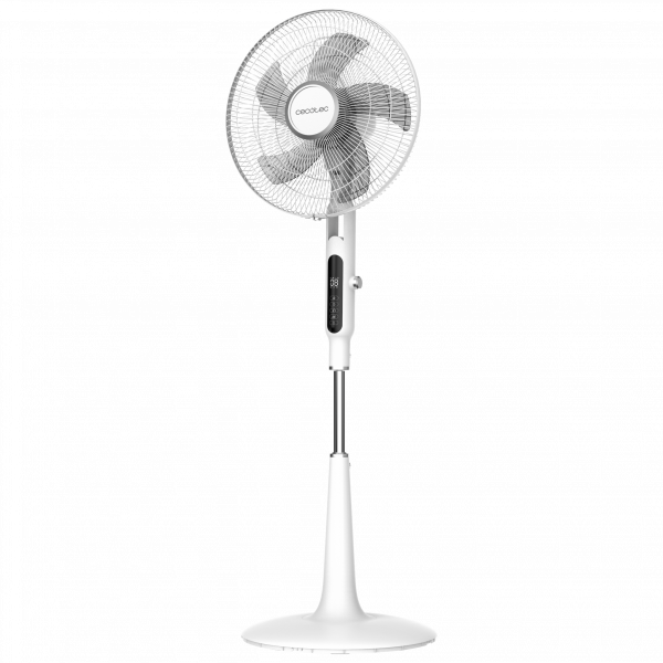EnergySilence 1600 Moskito Ventilador de pie con función repelente de mosquitos, 65 W, temporizador, control táctil y mando a distancia.