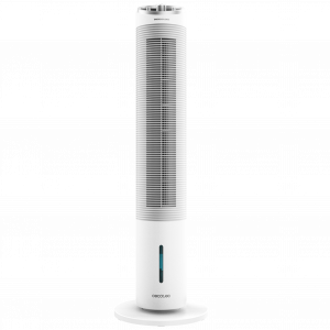 EnergySilence 2000 Cool Tower. Climatizador evaporativo de Torre con 60 W, Depósito extraíble de 2 litros, 3 Velocidades, Oscilación de 60º, Caudal de Aire de 800 m3/h