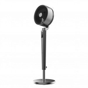 EnergySilence 2400 Cyclone Noir Circulador de Aire de Pie de 40W con motor DC con 24 Velocidades, Oscilación de 120º horizontal y 90º vertical, Mando a Distancia y Pantalla LED