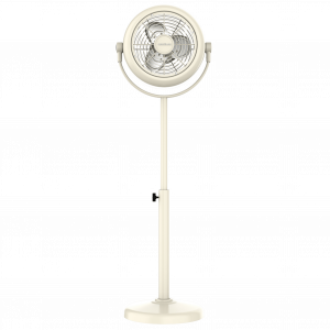 EnergySilence 250 ClassicStyle Beige Ventilador de pie estilo retro color beige  de 10" con 25 W e inclinación ajustable.