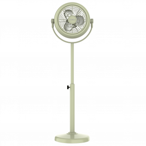EnergySilence 250 ClassicStyle Green Ventilador de pie estilo retro color verde de 10" con 25 W e inclinación ajustable.