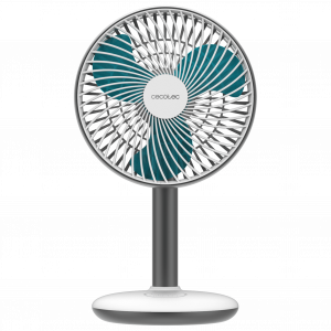 EnergySilence 4000 Portable Desk Ventilador de sobremesa de batería con 4000 mAh, control táctil y 4 velocidades.