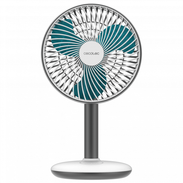 EnergySilence 4000 Portable Desk Ventilador de sobremesa de batería con 4000 mAh, control táctil y 4 velocidades.