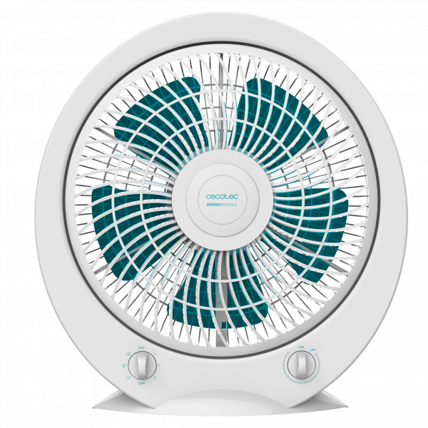 EnergySilence 4500 Power Box Ventilador de suelo con 45 W, 12 pulgadas, 3 velocidades, temporizador, silencioso, uso sencillo y máxima seguridad.