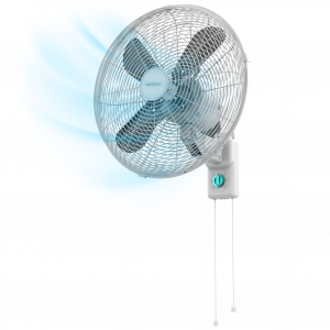 EnergySilence 4500 Power Wall Ventilador de pared de 18 ", con 50 W, 3 velocidades, 4 aspas y uso sencillo.