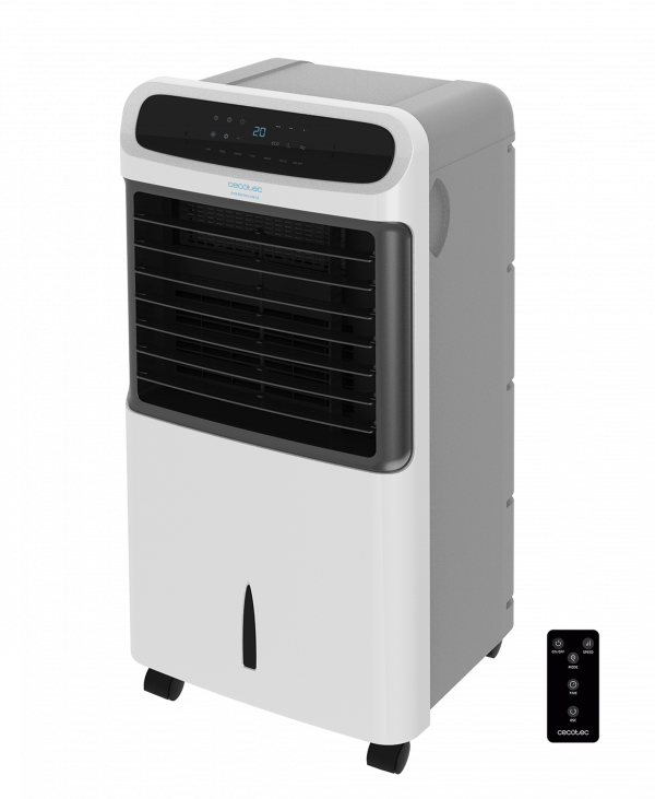 EnergySilence PureTech 5499 Climatizador evaporativo 3 en 1. Función de frío, ionizador y ventilador. 12 l de capacidad. 3 velocidades. Mando a distancia y 500 m3/h de caudal de aire.