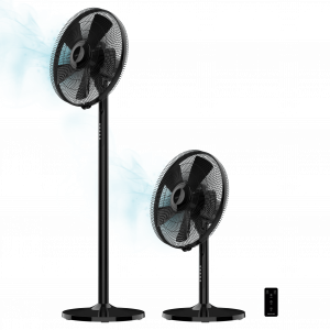 EnergySilence 554 2in1 Smart XL Ventilador de pie y de sobremesa con 55 W, motor de cobre, mando a distancia, 3 modos y 3 velocidades.