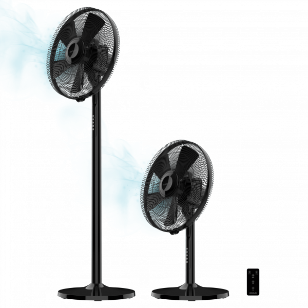 EnergySilence 554 2in1 Smart XL Ventilador de pie y de sobremesa con 55 W, motor de cobre, mando a distancia, 3 modos y 3 velocidades.