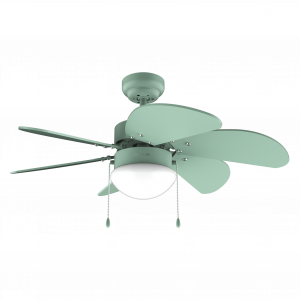 EnergySilence Aero 3600 Vision Full Green Ventilador de techo de 50 W y 36” con lámpara, 3 velocidades, 6 aspas, modo winter-summer y uso sencillo.