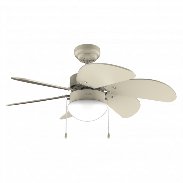 EnergySilence Aero 3600 Vision Full SunLight Ventilador de techo de 50 W y 36” con lámpara, 3 velocidades, 6 aspas, modo winter-summer y uso sencillo.