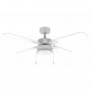EnergySilence Aero 450 FullWhite Ventilador de techo de 50 W y 42” con luz , 3 velocidades, 4 aspas y modo winter-summer.