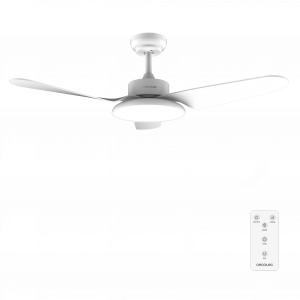 EnergySilence Aero 5200 Light White Ventilador de techo con motor DC de 40W, 43", luz LED de 20W, 3 tonalidades, 3 aspas, temporizador programable  programable,  modo winter/summer, 6 velocidades.