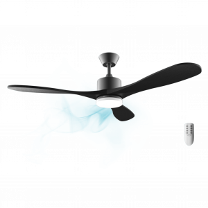 EnergySilence Aero 5290 Stone Pro Ventilador de techo de 50 W con motor DC, 52” y luz LED.