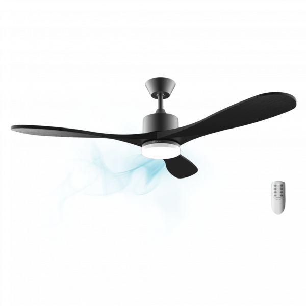EnergySilence Aero 5290 Stone Pro Ventilador de techo de 50 W con motor DC, 52” y luz LED.