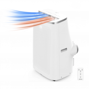 Aire Acondicionado portátil Force Clima 12500 Cold&Warm. 12000 BTU, Bomba de Calor, Mando a Distancia, 3 velocidades, 5 Modos, Pantalla LED, Temporizador, 1340 W