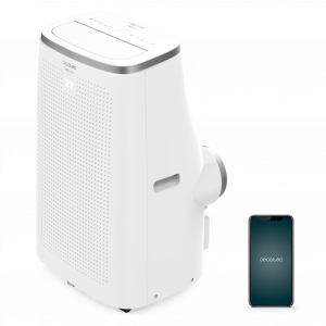 Force Clima 12750 Cold&Warm Connected. Aire Acondicionado de 12000 BTU, Bomba de Calor, Control por WiFi, Mando a Distancia, 3 velocidades, 5 Modos, Pantalla LED, 1340 W