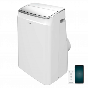ForceClima 12800 Soundless Heating Connected Aire acondicionado portátil de 12000 BTU con bomba de calor y control por Wi-Fi. Incluye mando a distancia.