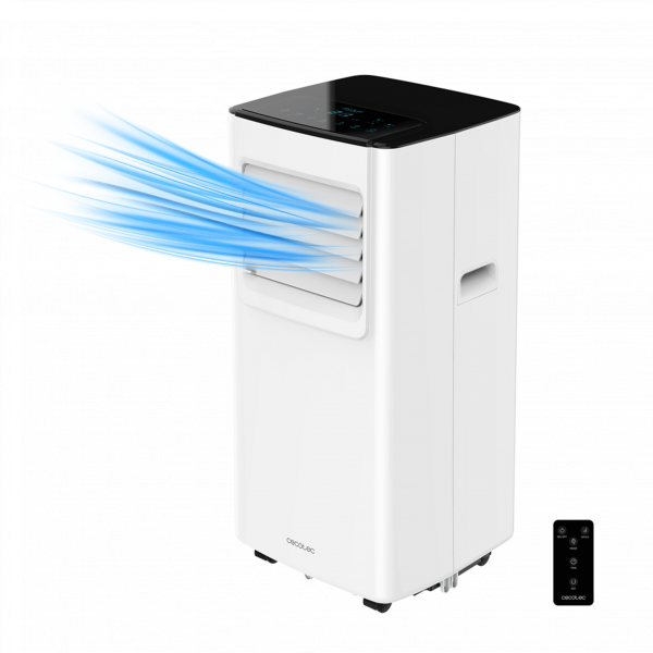 ForceClima 7050. Aire Acondicionado Portátil con Mando a Distancia y Temporizador. 3 en 1, Refrigeración, ventilación y deshumidificación, 1800 Frigorías, 7000 BTU, Caudal 300 m³/h