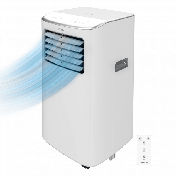 ForceClima 7399 Soundless Touch Aire acondicionado portátil de 7000 BTU con tecnología Soundless que aporta un funcionamiento más silencioso, mando a distancia y control táctil para un confort total.