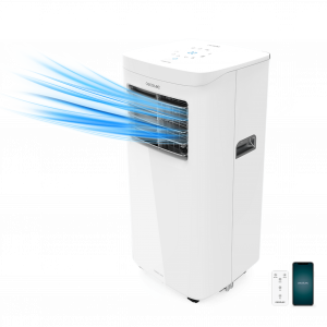 ForceClima 7450 Touch Connected. Aire acondicionado Portátil de 790 W, 7000 BTU, Mando a Distancia, Control táctil y por Wifi, 4 Modos, 2 Velocidades, Pantalla LED, Cobertura 15 m2