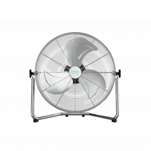 EnergySilence 5000 Pro. Ventilador Industrial de 120 W, 3 Aspas Metálicas de 20" (51 cm), Motor de Cobre, 3 Velocidades, Inclinación Ajustable, Acabado Cromado