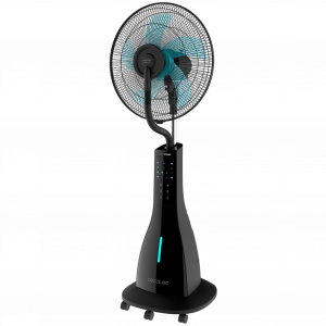 EnergySilence 690 Freshessence. Ventilador Nebulizador de Agua con Mando a distancia de 90 W, Oscilante, Silencioso, 3 Velocidades, Temporizador 7,5h, Pantalla LCD, Motor de Cobre, 3 L