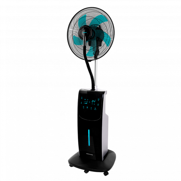 EnergySilence 790 FreshEssence Ionic. Ventilador Nebulizador de Agua con Mando a Distancia y Temporizador de 90 W, 5 Aspas, Ionizador, Difusor de aromas y Anti-mosquitos, 3.1 L