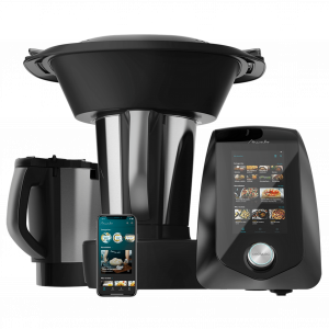 Mambo 12090 Habana Robot de Cocina Multifunción. 1700 W, 30 Funciones, WiFi, Pantalla TFT Táctil 7", Báscula, Jarra Cerámica y Jarra de Acero Inox apta para lavavajillas