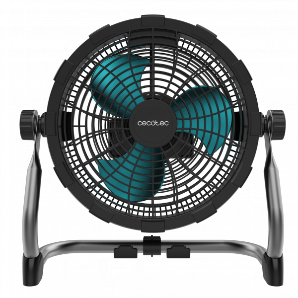 ProIndustry Portable Ventilador de Suelo Industrial de 10” con 9 Velocidades, Batería de 12000 mAh, Alta Seguridad y Diseño Robusto