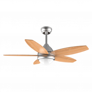 EnergySilence Aero 494 Ventilador de techo de 55 W y 42” con luz LED, mando a distancia, 3 velocidades y 5 aspas reversibles.