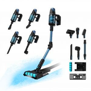 Conga Rockstar 8500 Infinity ErgoWet Animal  Turbo Aspirador vertical 4 en 1 con potencia 680 W , 30 kPa y 100  minutos de autonomía. Cepillo Jaliscazo. Con 250 AW de potencial. Water tank, accesorio especial para animales y accesorio motorizado.