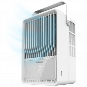 EnergySilence 500 DeskChill Smart Climatizador de sobremesa de 500 ml, control táctil, display digital y temporizador.