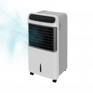 EnergySilence 5500 Pure Tech Climatizador evaporativo 3 en 1. Función de frío, ionizador y ventilador. 12 l de capacidad. 3 velocidades. Mando a distancia. Pantalla LCD. 500 m3/h de caudal de aire. Temporizador 12  horas.