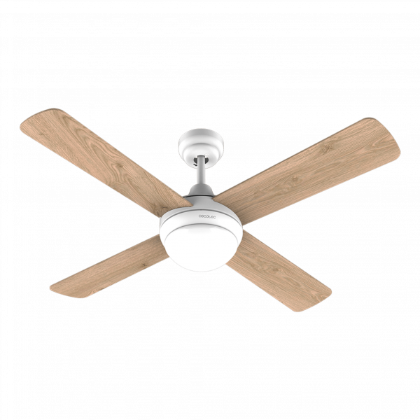 EnergySilence Aero 4249 DC Fresh Ventilador de techo de 40 W con motor DC  y 42” con luz LED, mando a distancia , temporizador, 3 velocidades y 4 aspas reversibles.
