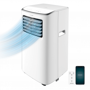 ForceClima 7500 Soundless Connected Aire acondicionado portátil de 7000 BTU con mando a distancia, control táctil y  control por wifi.