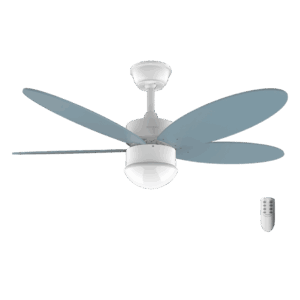 Ventilador de techo EnergySilence Aero 4260 Sky Ventilador de techo de 40 W con motor DC  y 42” con luz LED, mando a distancia , temporizador, 6 velocidades y 5 aspas reversibles.
