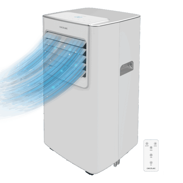ForceClima 7100 Soundless Aire acondicionado portátil de 7000 BTU con tecnología Soundless que aporta un funcionamiento más silencioso  y mando a distancia para un confort total.