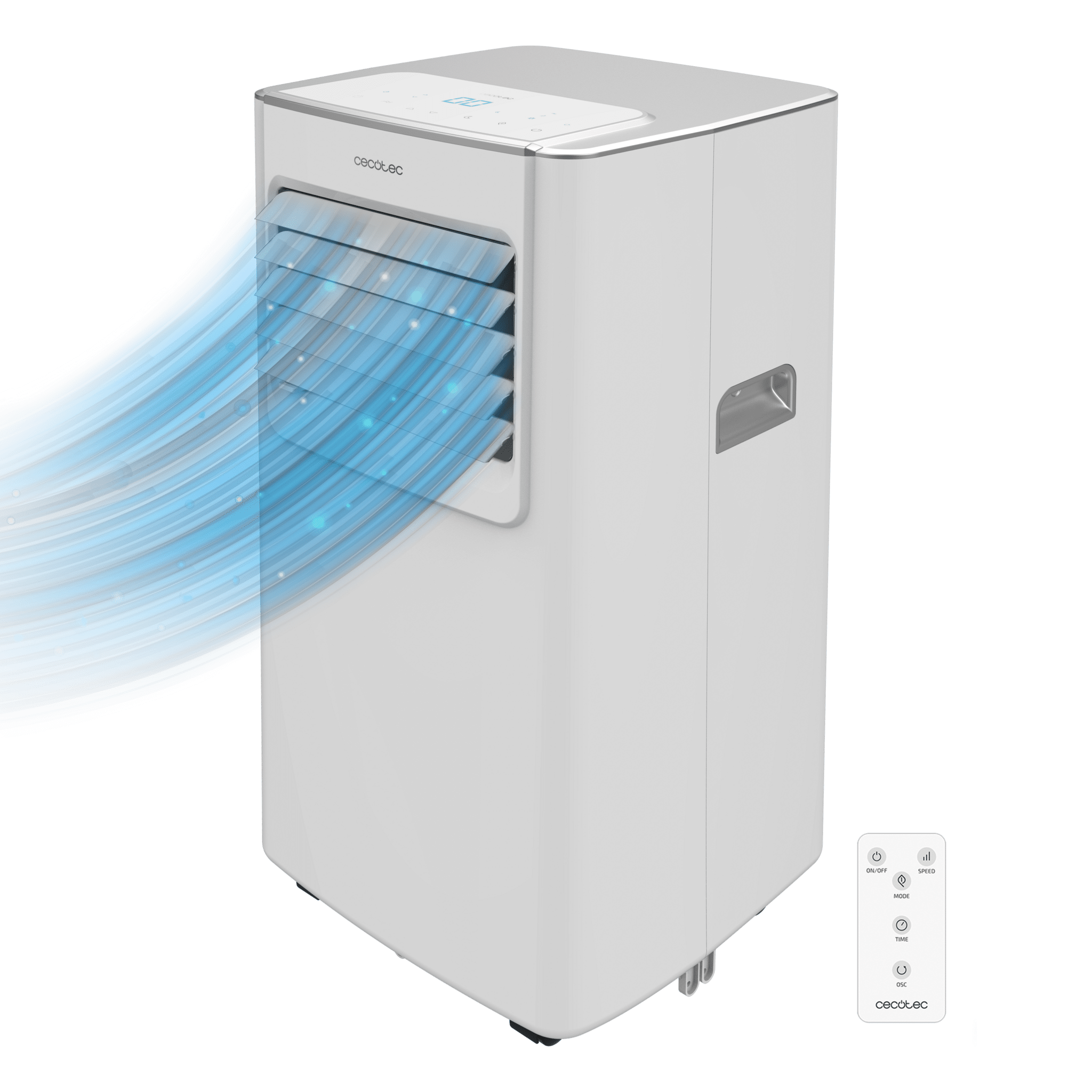ForceClima 7100 Soundless Aire acondicionado portátil de 7000 BTU con tecnología Soundless que aporta un funcionamiento más silencioso  y mando a distancia para un confort total.