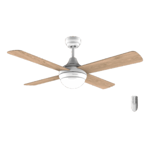 Ventilador de techo EnergySilence Aero 4250 DC Fresh Ventilador de techo de 40 W con motor DC y 42” con luz LED, mando a distancia , temporizador, 3 velocidades y 4 aspas reversibles.