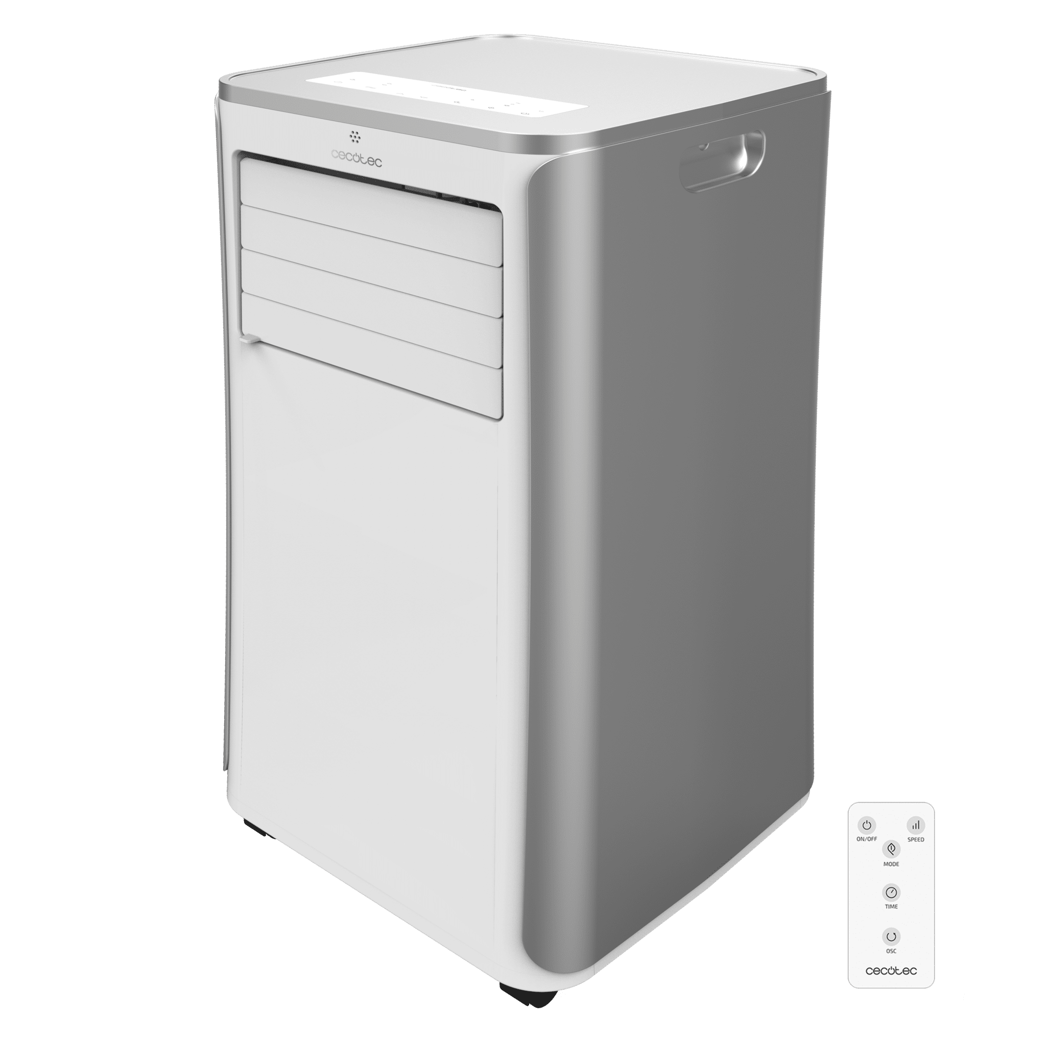 ForceClima 9099 Soundless Aire acondicionado portátil de 9000 BTU con tecnología Soundless que aporta un funcionamiento más silencioso y mando a distancia para un confort total.